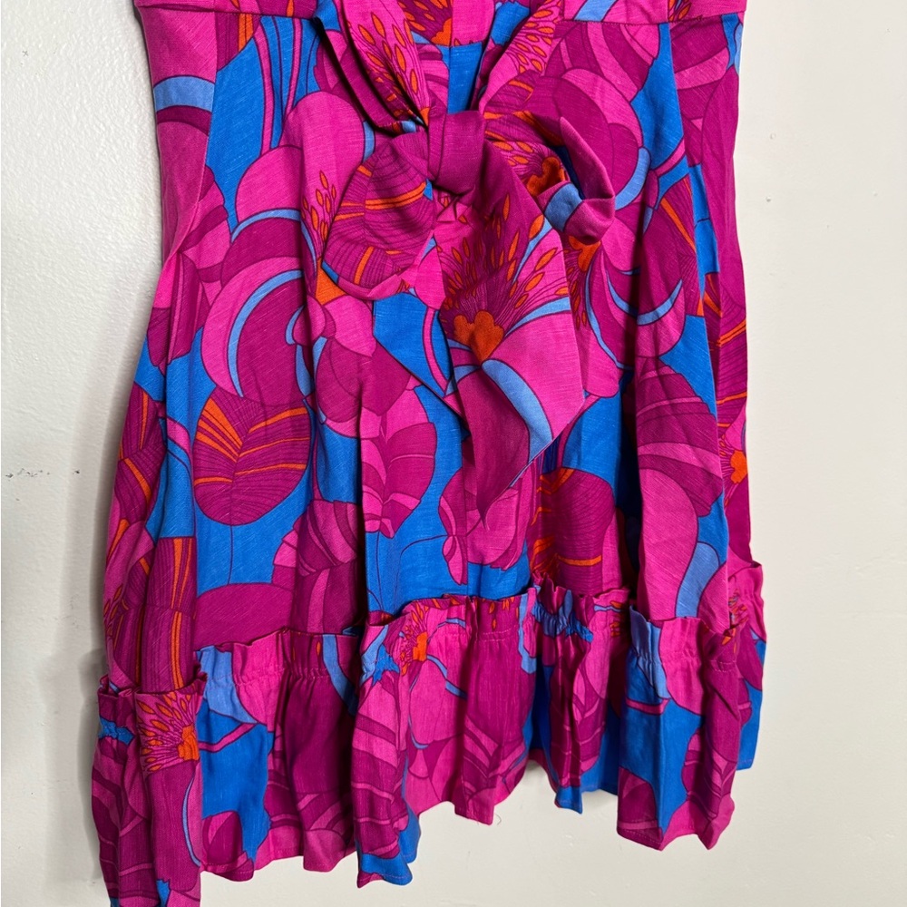 TUCKERNUCK X CAMERAN EUBANKS WIMBERLY Wild Azalea Edisto Dress Small - Picture 9 of 12